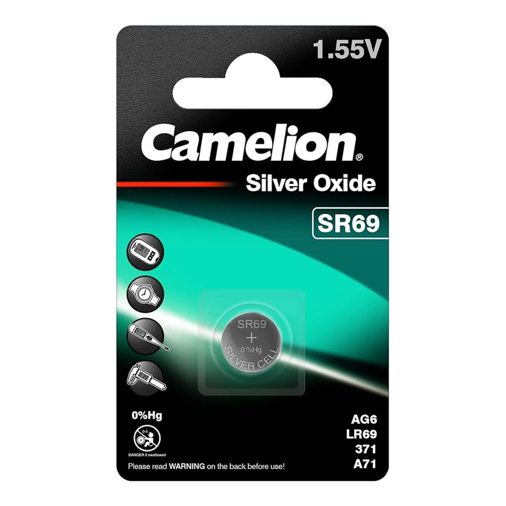 Camelion SR69 knappcellsbatteri med silveroxid-teknologi