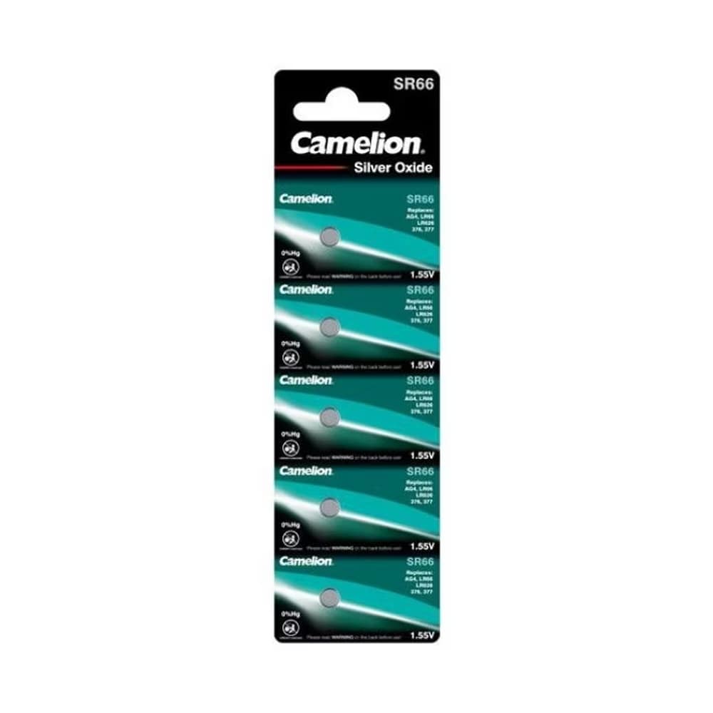 Camelion SR66 knappcellsbatteri med 1,5V – 5-pack