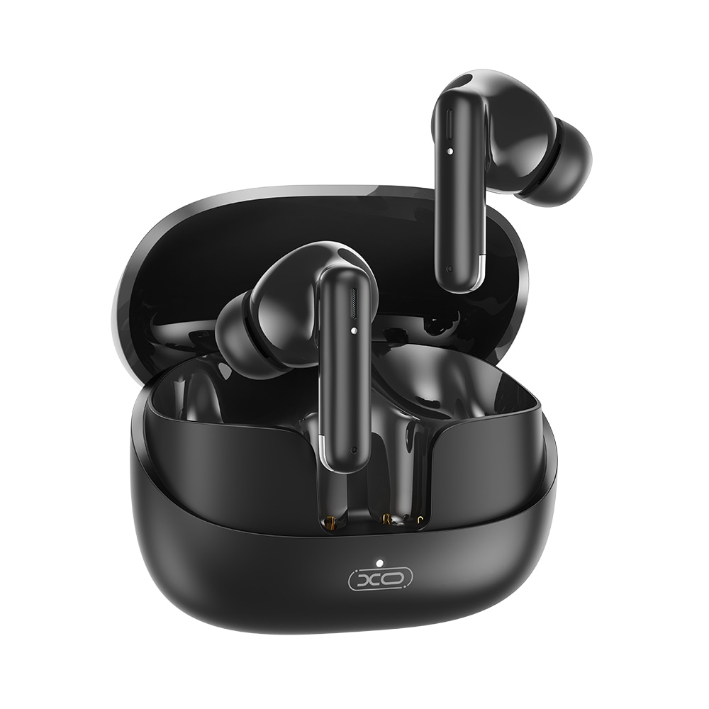 XO In-Ear Bluetooth Headsert med laddbox - Svart