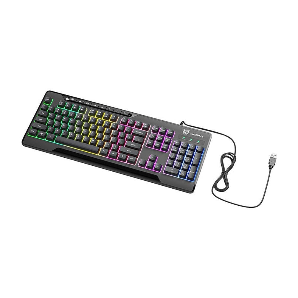 Onikuma RGB gamingtangentbord G32 med 104 tangenter och membranbrytare