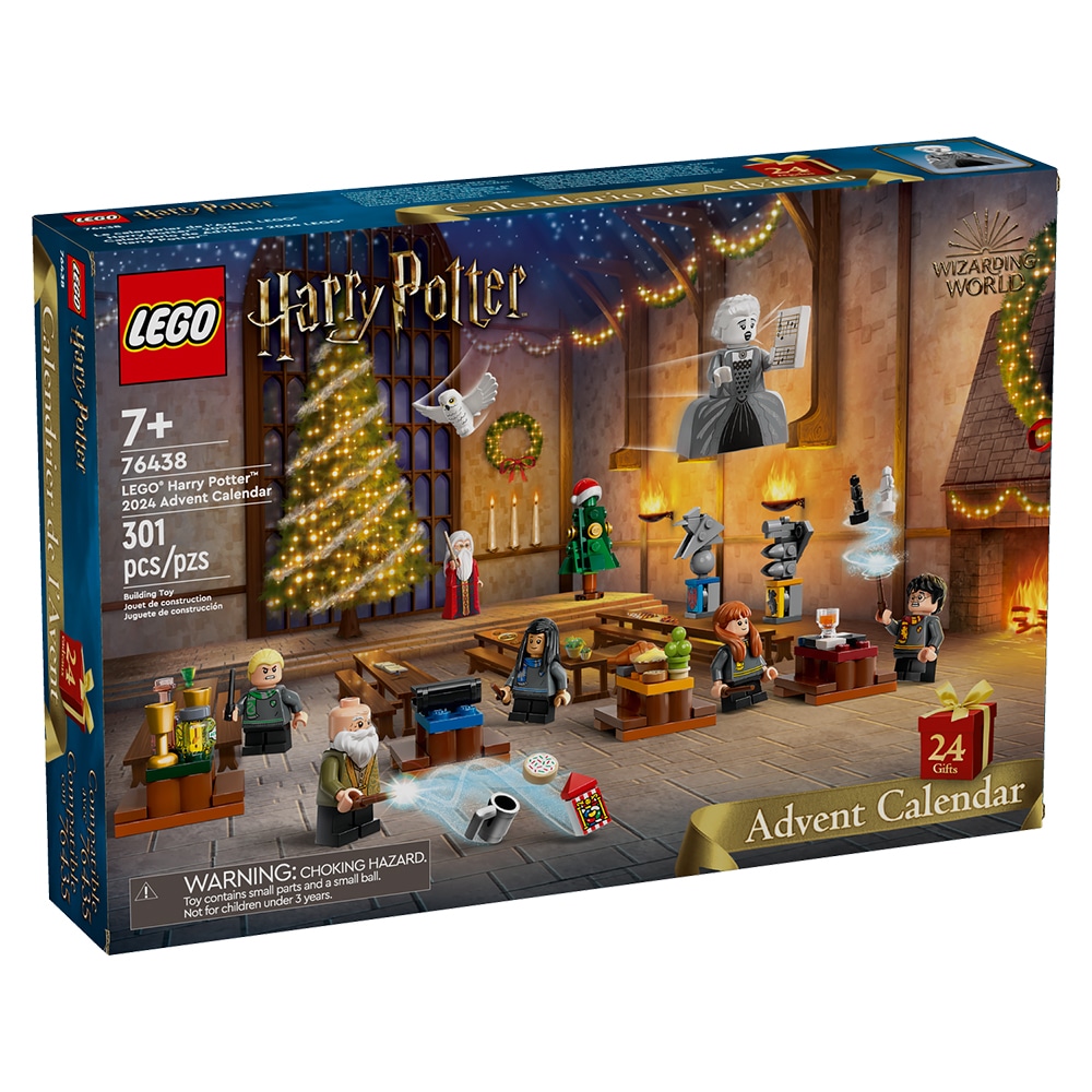 Adventskalender LEGO Harry Potter 2024 med 24 magiska byggbara överraskningar