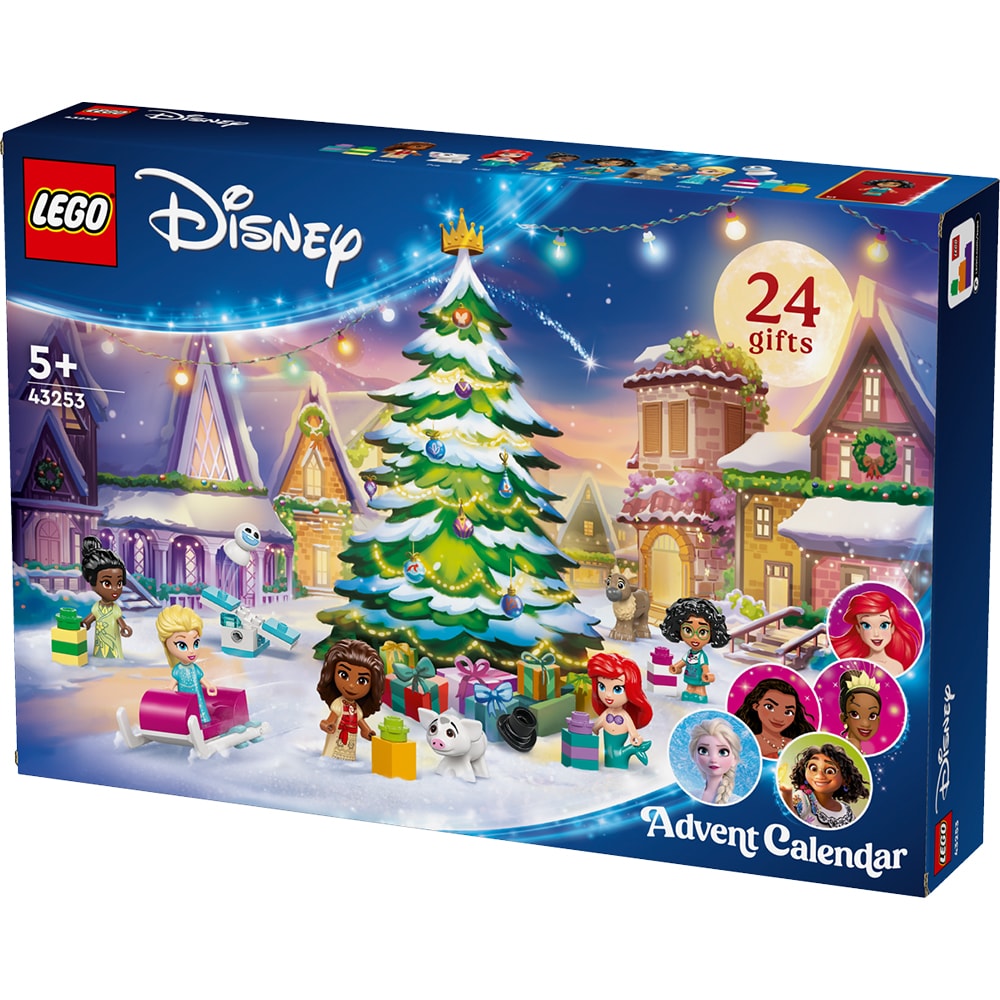 Adventskalender LEGO Disney 2024 med 24 magiska byggbara överraskningar