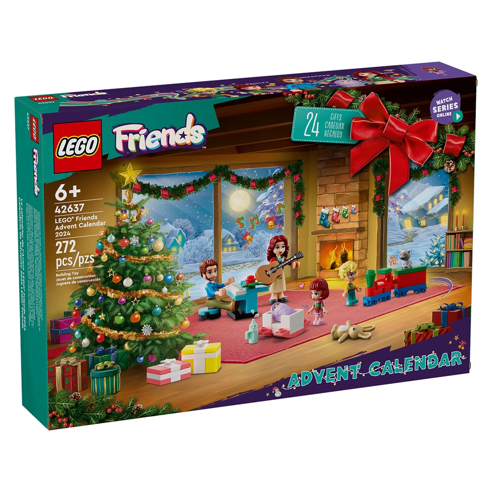 Adventskalender LEGO Friends 2024 med 24 festliga överraskningar