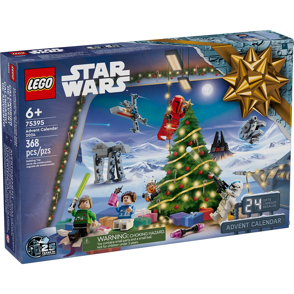 Adventskalender LEGO Star Wars 2024 med 24 byggbara rymdäventyr