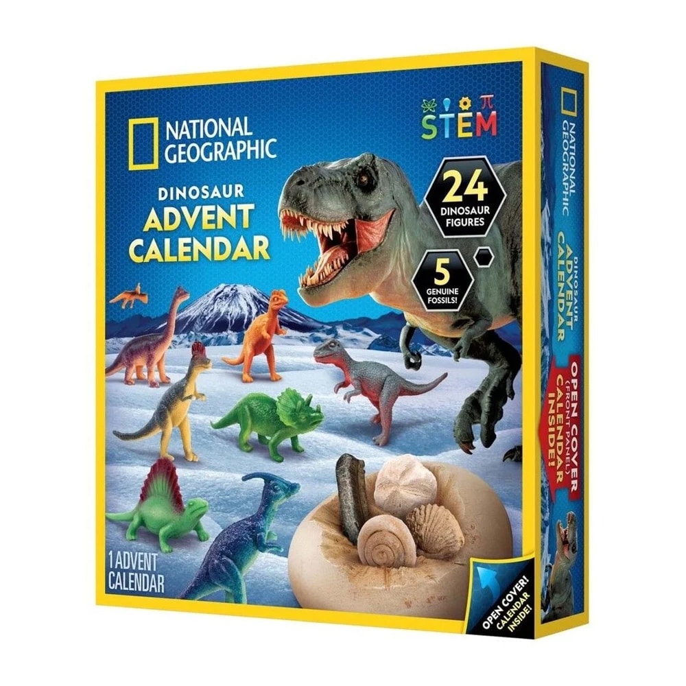 Adventskalender National Geographic - Dinosaur med 24 dinosauriefigurer