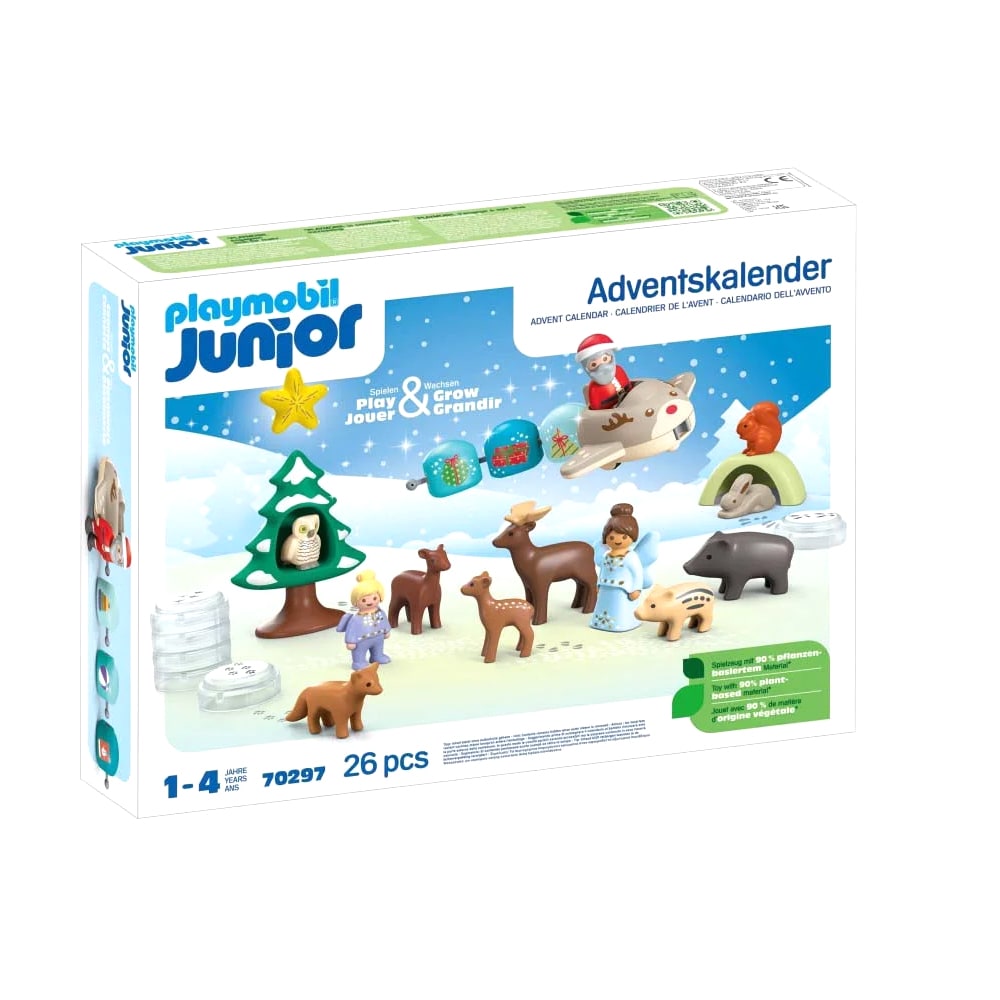 Adventskalender Playmobil Junior - Snowy Christmas med 24 charmiga överraskningar