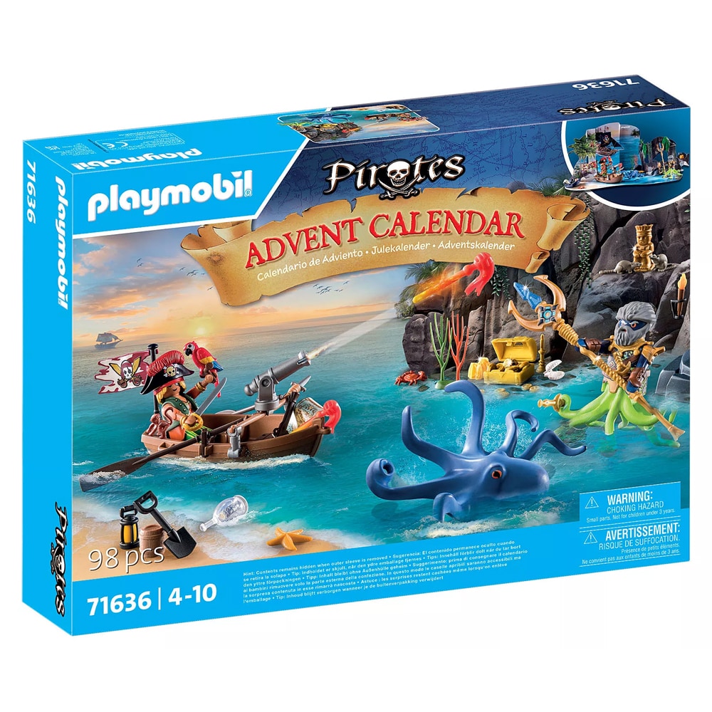 Adventskalender Playmobil - Pirates med 24 piratfyllda överraskningar