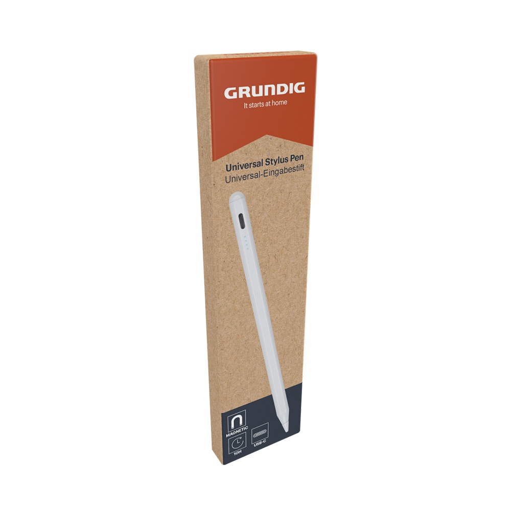 Grundig stylus penna – vit med universell kompatibilitet