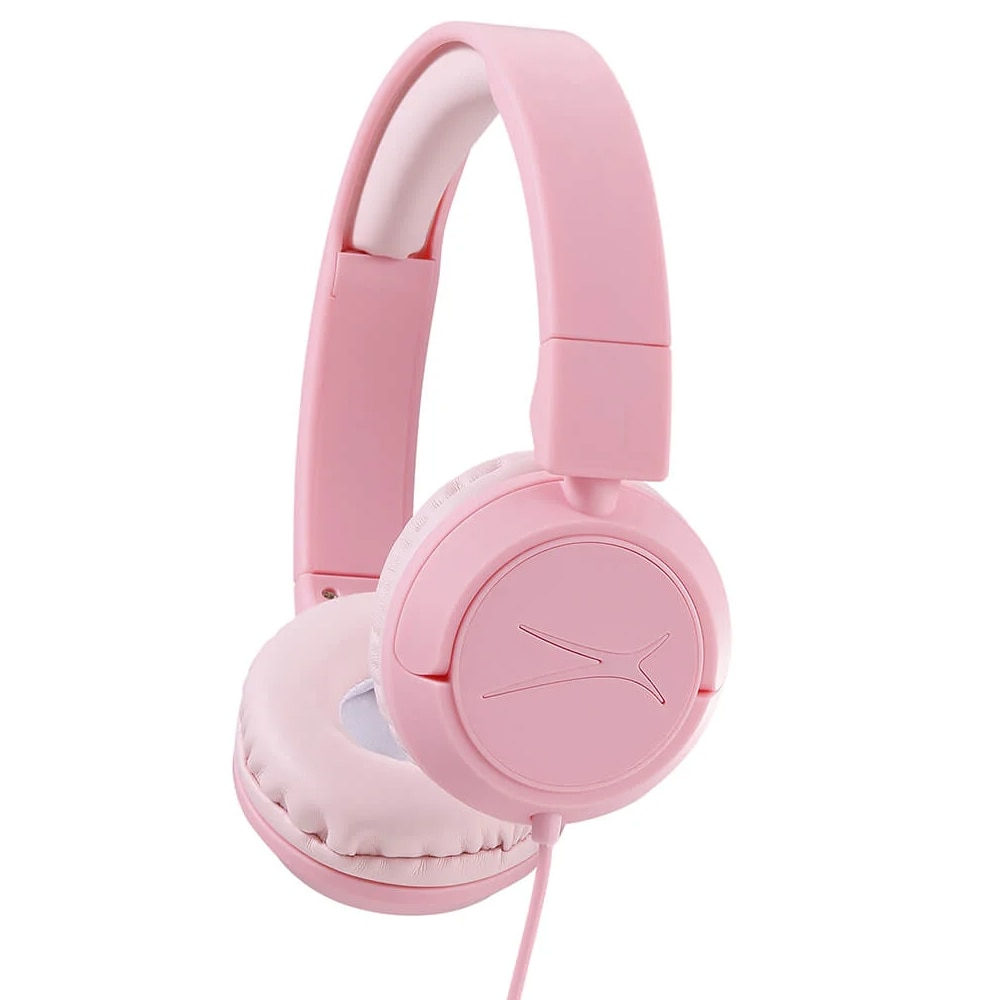 Altec Lansing on-ear barnhörlurar - volymbegränsade till 85 dB - Rosa