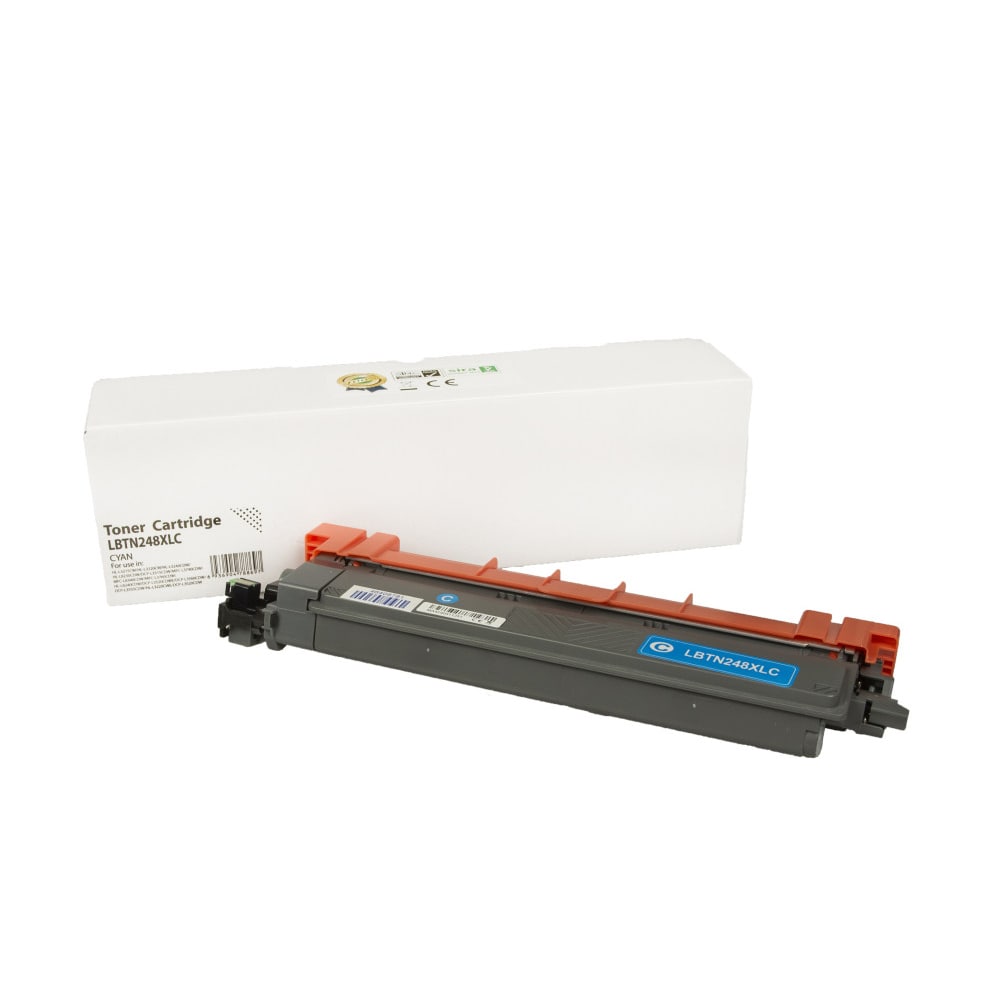 Lasertoner Brother TN248XLC till DCP-L3515CDW / HL-L3215CW - Cyan