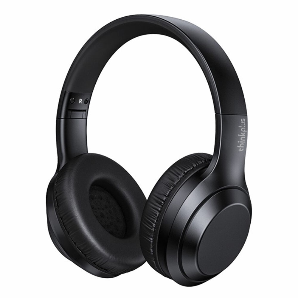 Lenovo TH10 Bluetooth on-ear hörlurar med vikbar design och extra bas