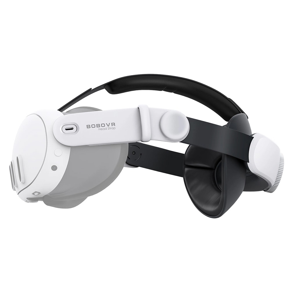 BoboVR M3 Mini Avlastningsrem för Meta Quest 3 VR - Vit/Svart