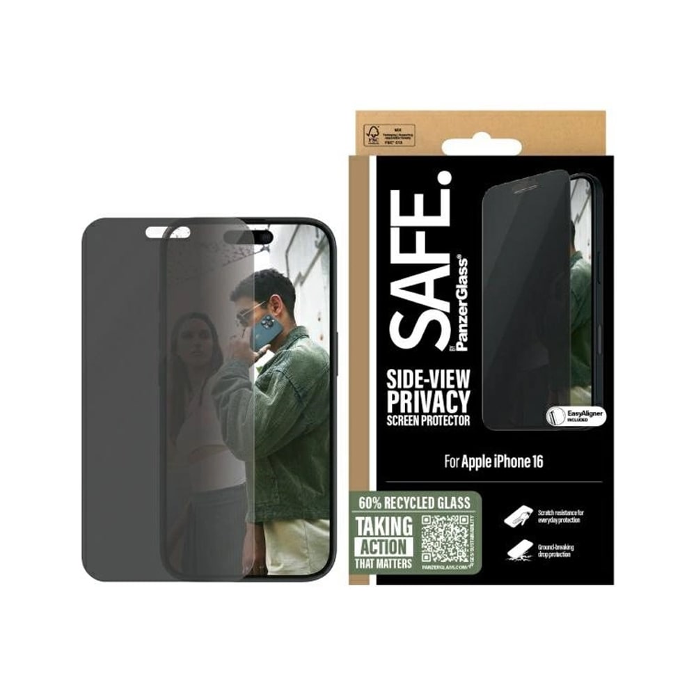 SAFE by PanzerGlass Privacy Skärmskydd till iPhone 16