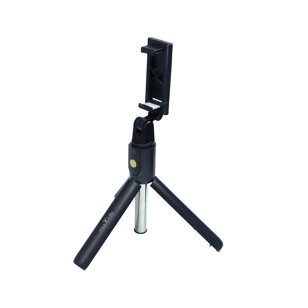 Maxlife Selfie-stick med tripod - Svart