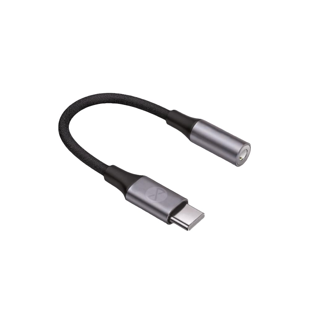 Forever Ljudadapter 3,5 mm - USB-C - Svart