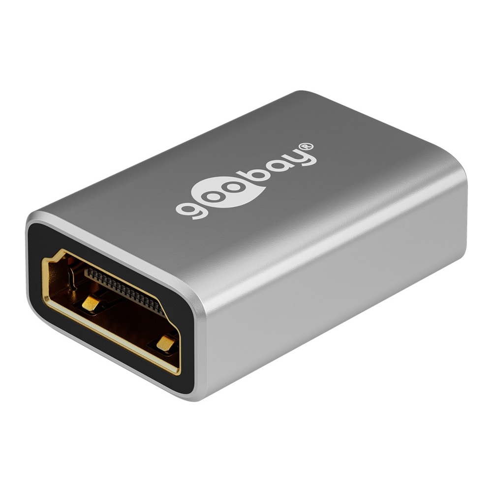 Goobay HDMI-förlängningsadapter 8K 60Hz med guldpläterade kontakter