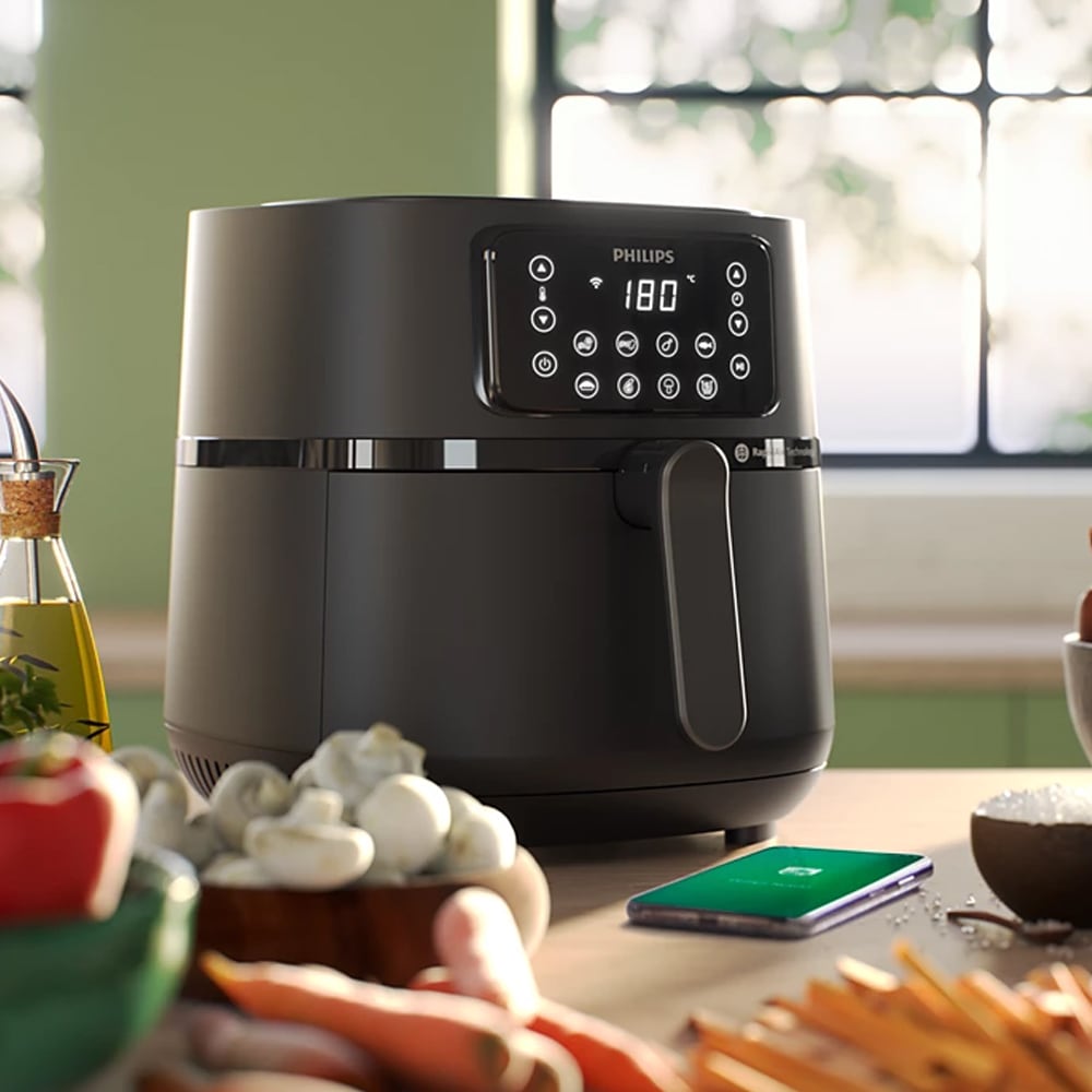 Philips Airfryer XXL Connected 5000 Series med 7,2 L kapacitet och NutriU-app