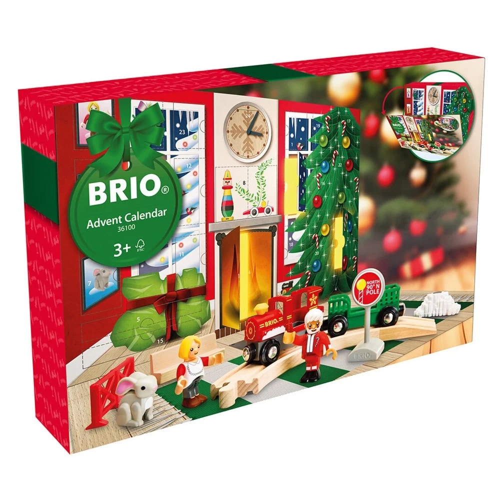 Brio Adventskalender 2024 med tåg och tillbehör