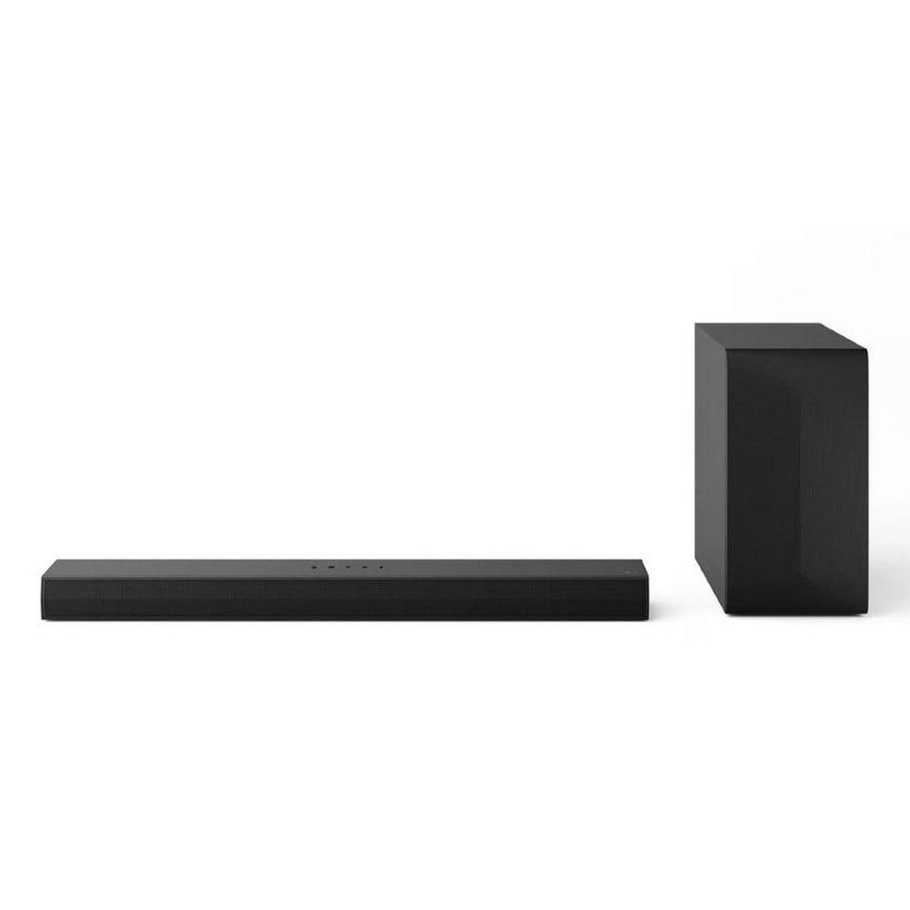 LG Sound Bar S60T - kraftfullt 3.1-ljudsystem med trådlös subwoofer och AI-ljudförbättring