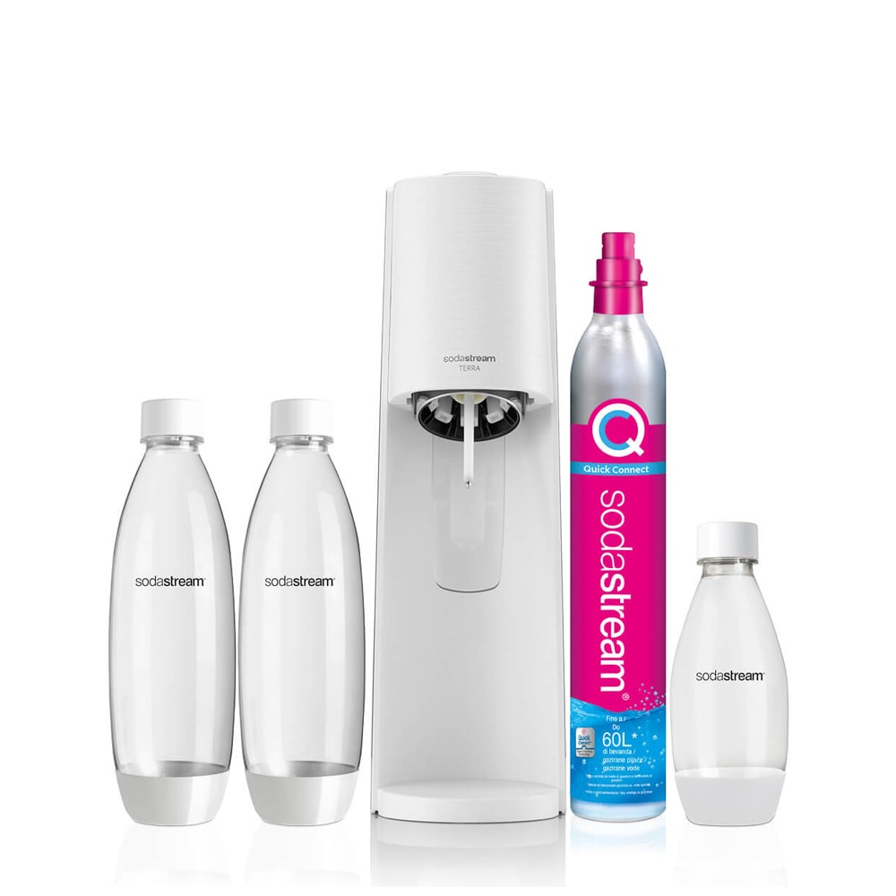 SodaStream Terra kolsyremaskin Valuepack - komplett set för hemgjord kolsyrad dryck