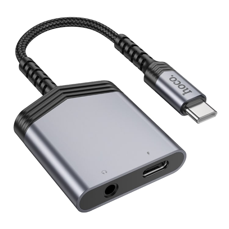 USB-C-Adapter 1xUSB-C till 1XUSB-C och 3,5mm kontakt