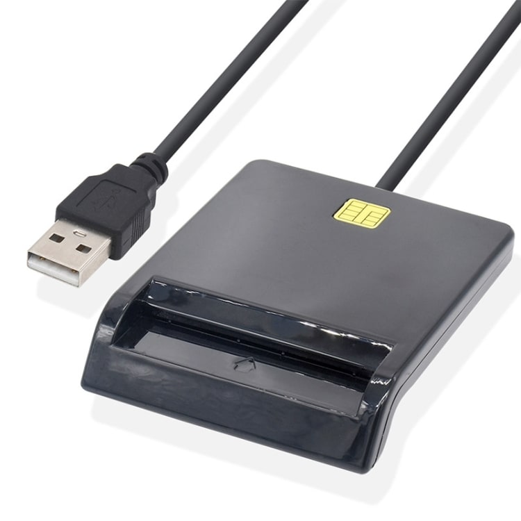 USB IC/ID kortläsare med snabb överföringshastighet och smart kortstöd