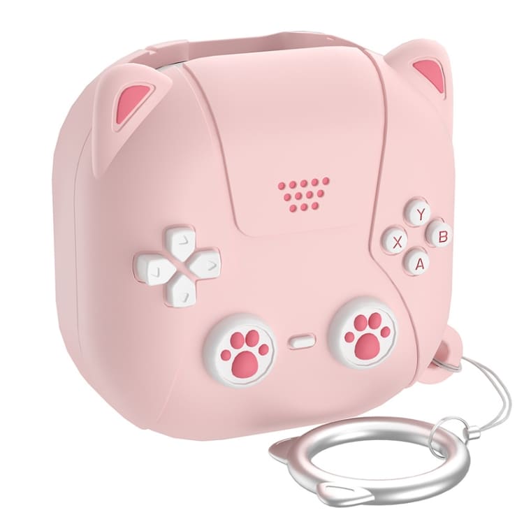 Silikonskydd till Samsung Galaxy Buds 2 / Live / Pro / 2 Pro / FE Cute Cats  - Rosa