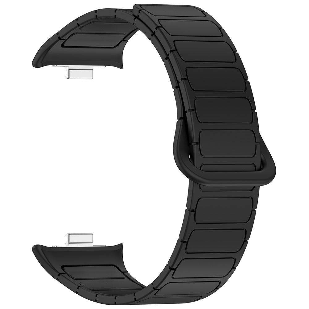 Silikonarmband med magnet till Xiamoi Redmi Watch 4 /  Watch Band 8 Pro / 9 Pro - Svart