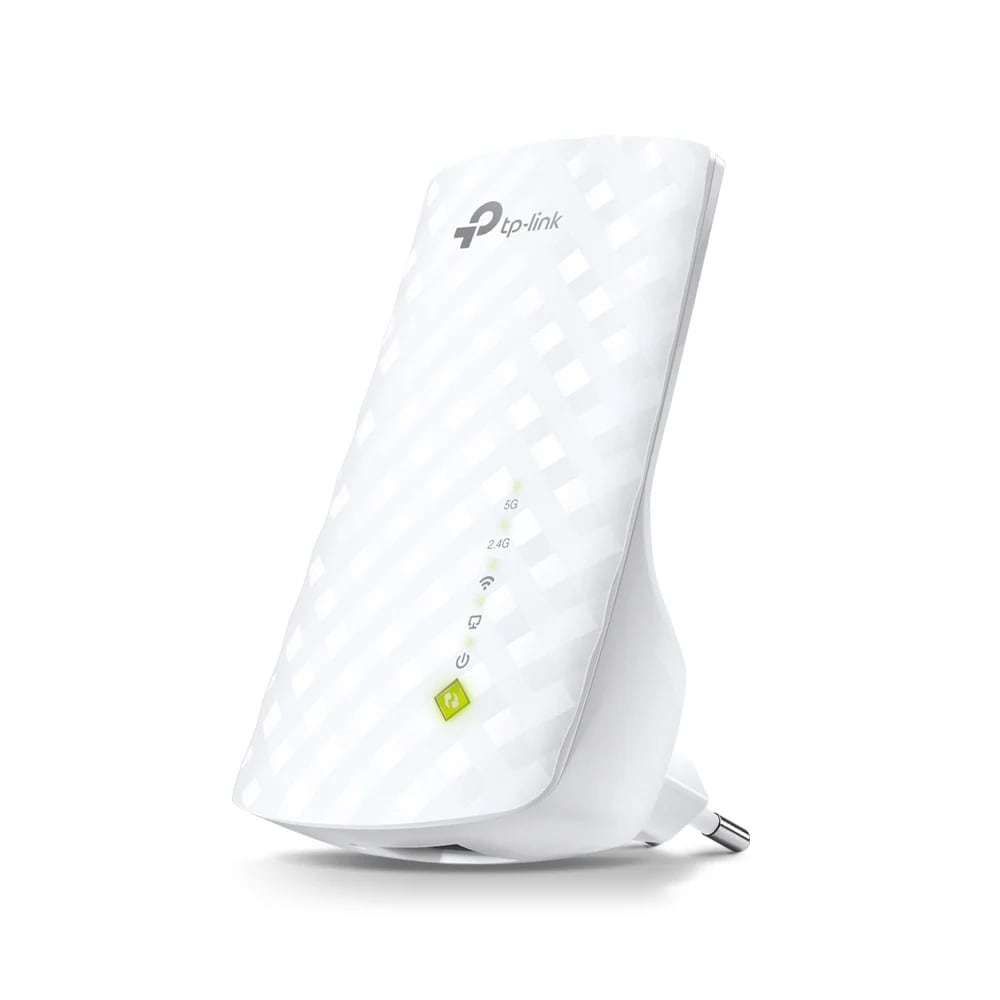 TP-Link RE200 WiFi-Range Extender med Dual-Band och Ethernet-port