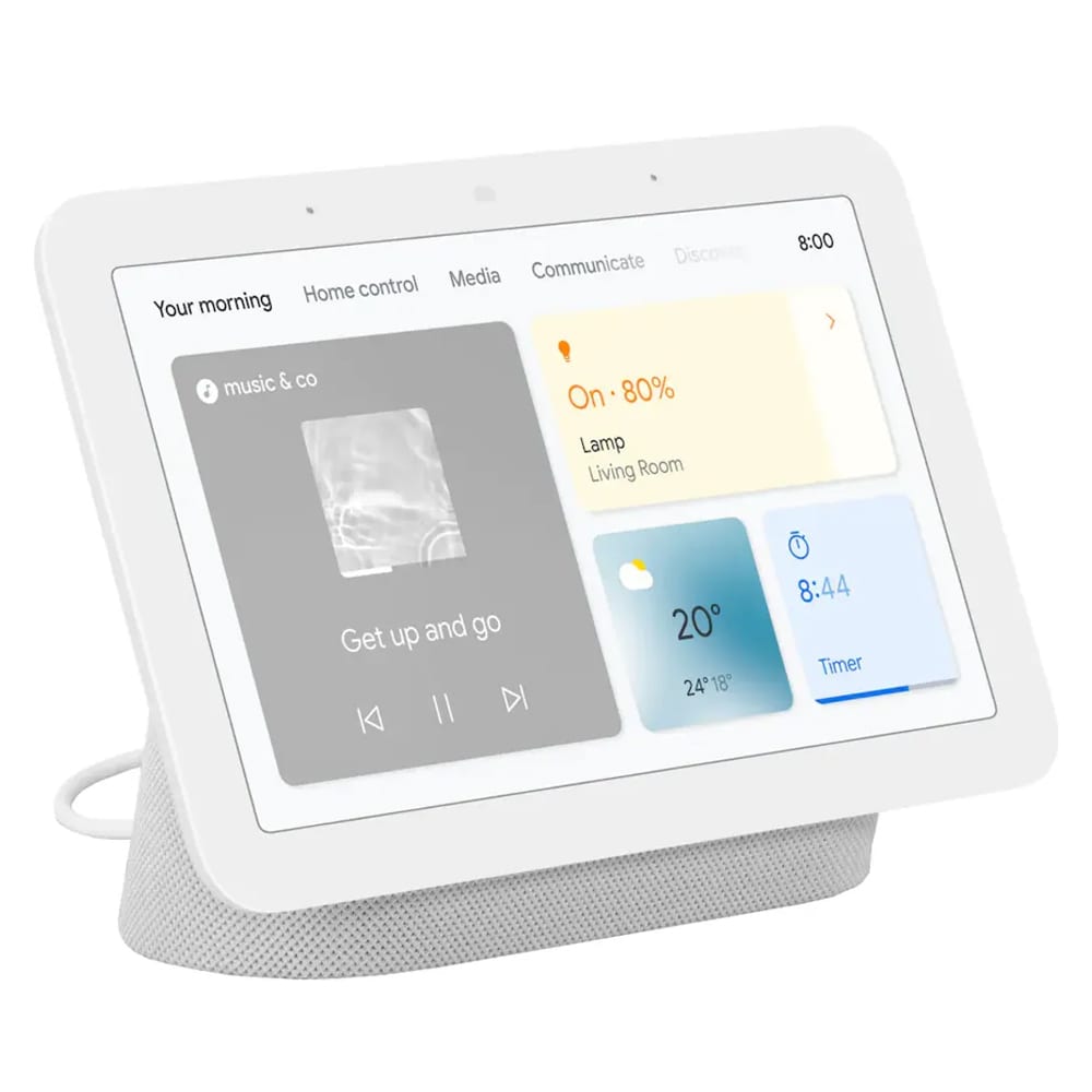 Google Nest Hub 2nd Gen med 7-tums LCD-skärm och Google Assistant - Krita