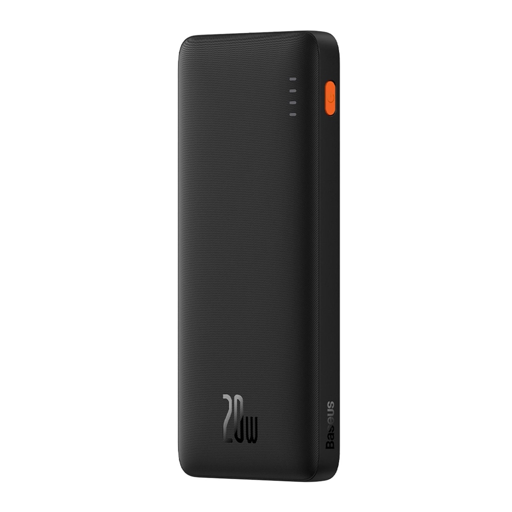 Baseus Airpow powerbank 20W 10000mAh med LED-indikator - Svart