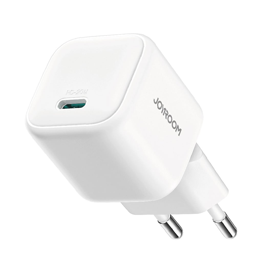 Joyroom GaN USB-Laddare 20W med USB-C Power Delivery - Vit