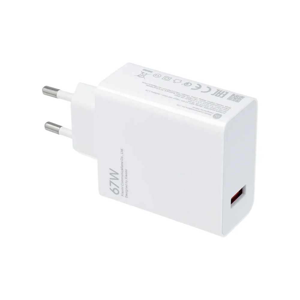 Xiaomi MDY-12-EH Väggladdare 67W 6,2A med 1xUSB