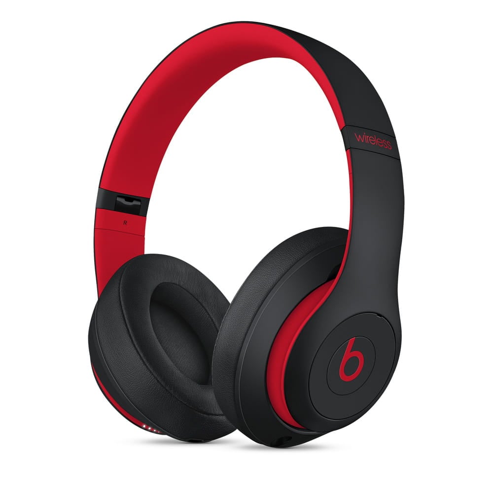 Beats Studio 3 trådlösa Bluetooth-hörlurar med aktiv brusreducering - Svart/Röd