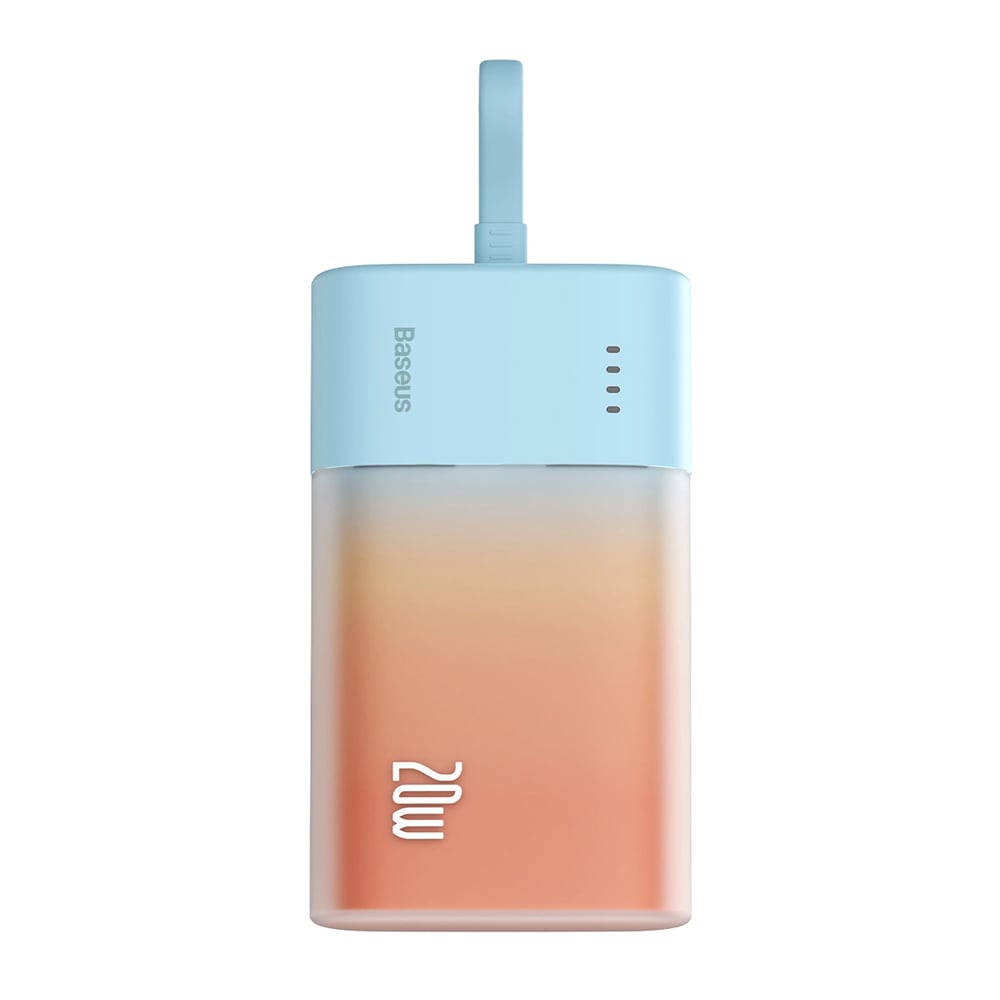 Baseus Popsicle powerbank 5200mAh 20W med lightningkabel och somriga färger