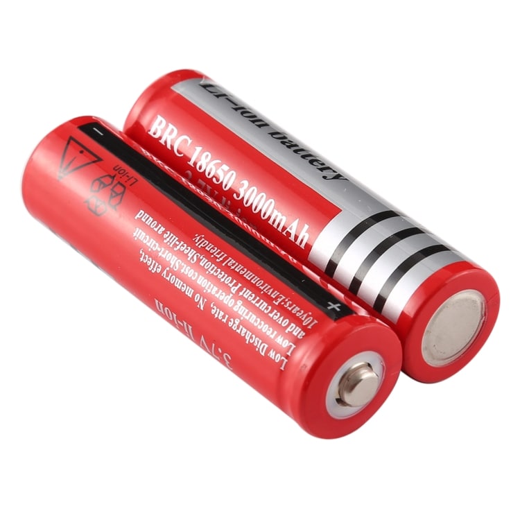 Batteri 18650 3000mAh 3.7V - 2-Pack - Köp på