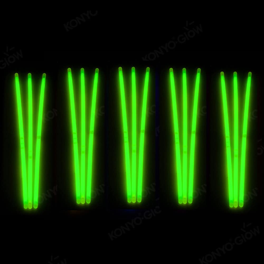 Glowsticks 100-Pack armband i Grön färg