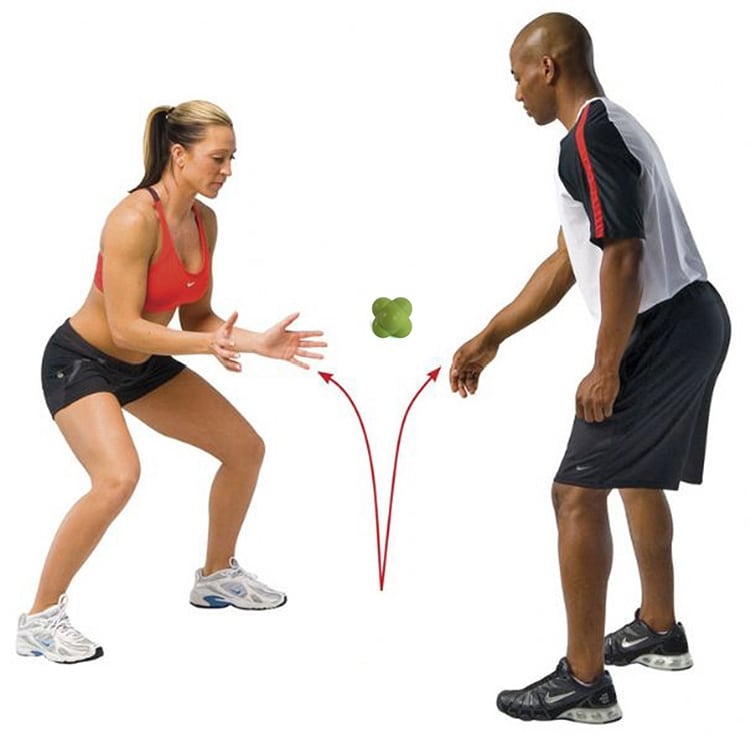 Reaktionsboll - Hexagon, rolig och bra träning för reaktionsförmåga