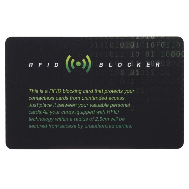 Skimming Blocker kort - RFID skydd - Skimmingskydd plånbok