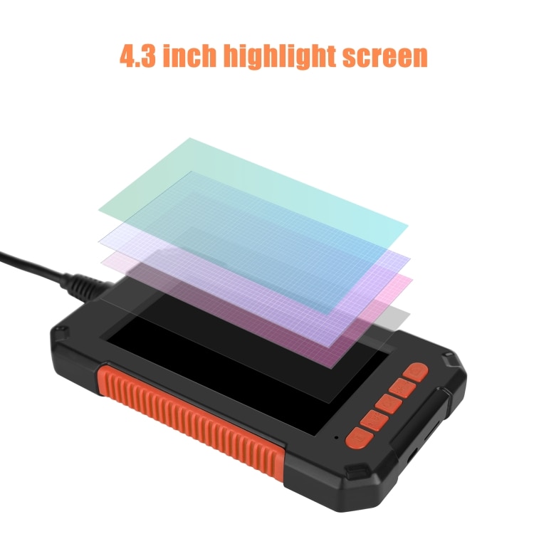 10meter HD inspektionskamera - Vattentät 4.3" portabel